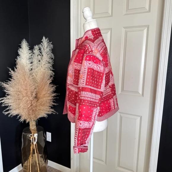 NWT & Merci Julie Jacket-Red Bandana
 size Medium - Picture 9 of 12